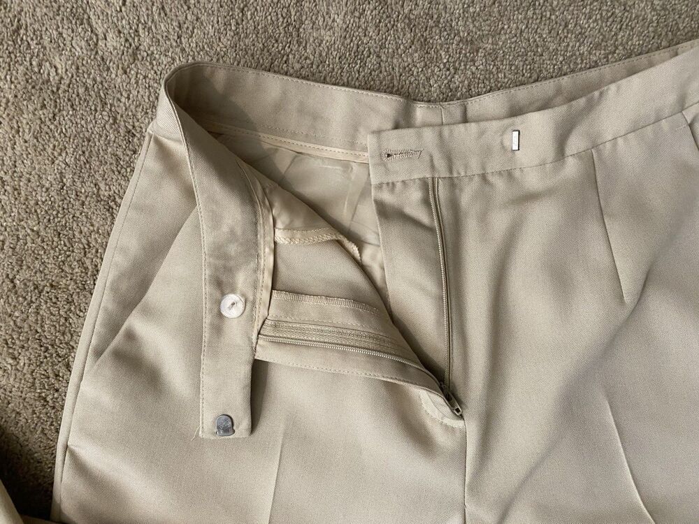 Liz Claiborne LizSport Hi Rise Vintage 90’s Beige Trousers Women’s Size 8 - Picture 7 of 13